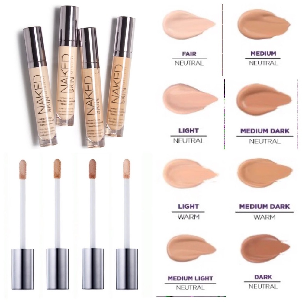 💄2 (MED/LIGHT) UD Naked Skin Ultra Definition Pressed Powder & Concealer BUNDLE! - Picture 8 of 10